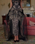 Black Secret Fan Skirt