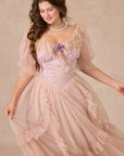 Curve&Plus Violet Mandarin Duck Princess Dress