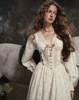 White Chocolate Warrior Corset Dress