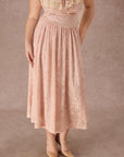 Curve&Plus Countryside Florals Velvet Skirt