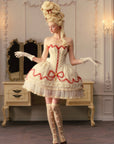 Poem of Bygone Days Puffy Mini Dress