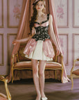 Night Feast Pink Crystal Corset