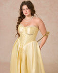 Belle's Gilded Corset Dress