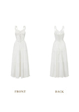 White Dream Tide Corset Dress