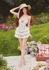 Blue Cherry Blossom Dress