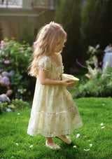 Toddler Girl Garden Tea Party Corset Dress