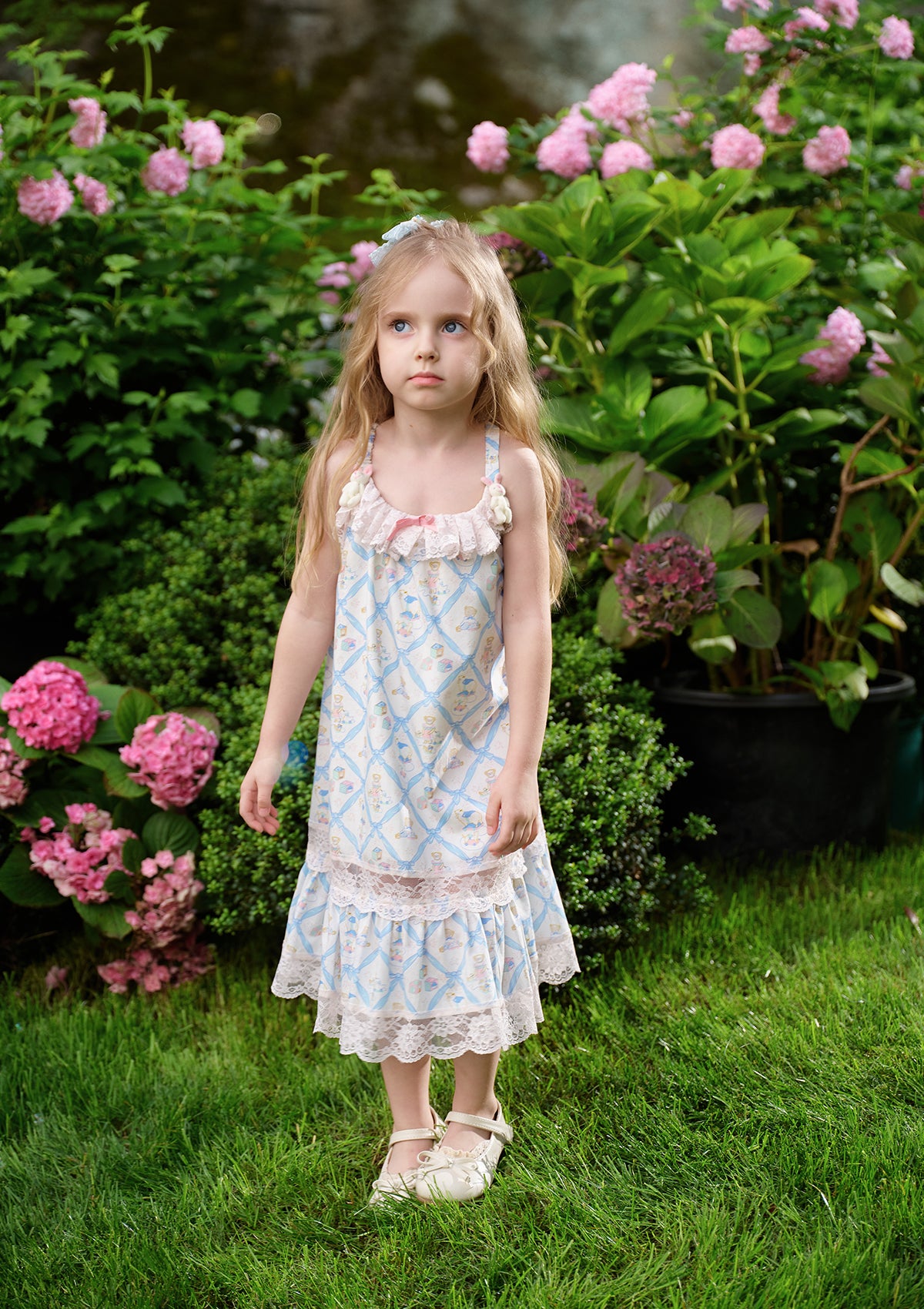 Toddler Girl Bear Butterfly Dance Dress Pre-order / 110