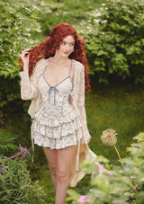 Blue Cherry Blossom Dress