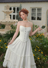 "Pure White" St. Agnes Corset
