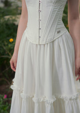 "Pure White" St. Agnes Corset