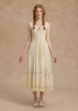 Cream Clove Corset Dress