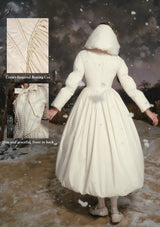 Black&White Warrior Down Coat (White)