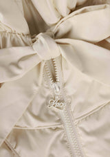 Black&White Warrior Down Coat (White)