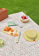 Spring Garden Floral Picnic Blanket