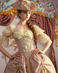 Blush-Gold Era: Crowning Glory Gown