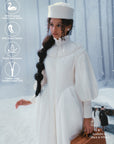 Warrior II Down Puffer Coat — White