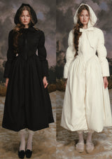 Black&White Warrior Down Coat (White)