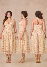 Curve&Plus Wildwood Gül Elbise