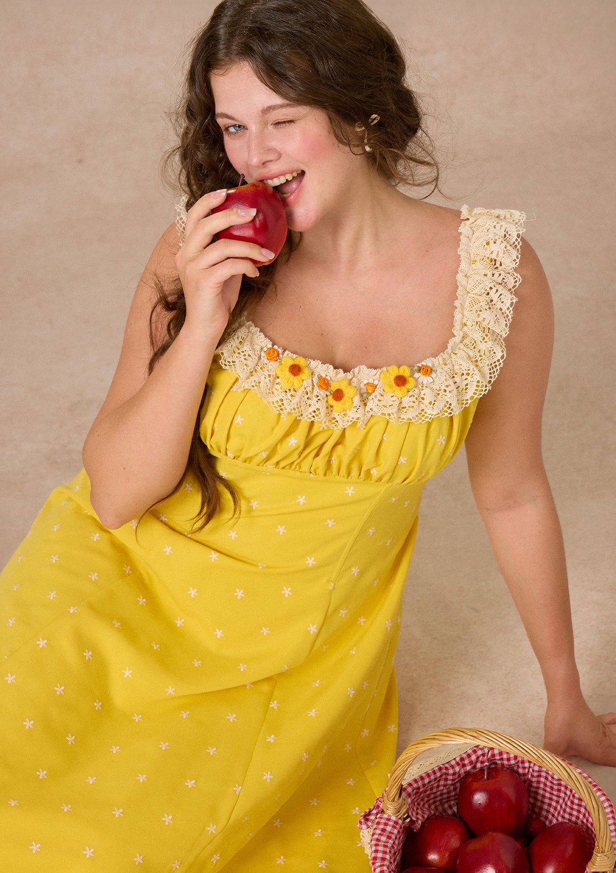 Curve&Plus Little Orange Dress Pre-order / 2XL