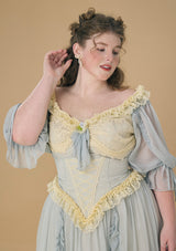 (US Exclusive)Curve & Plus "The skirt of Rila"Corset Dress