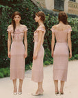 Dewdrop Rose Knit Dress
