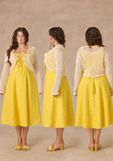 Curve&Plus Little Orange Cardigan
