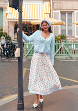 Left Bank Blue Coconut Knit Cardigan