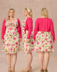 Curve&Plus Corn Poppy Cardigan