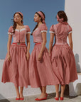 Cottage Girl Diary Red Top