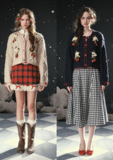 Strawberry Mont Blanc Knit Cardigan