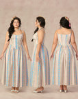 Curve&Plus Regenbogen-Brückenkleid