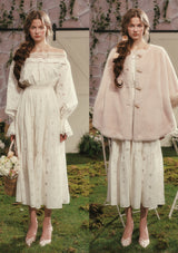 White Camellia Dress