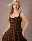 Curve&Plus Tartan Majesty Maxi Dress