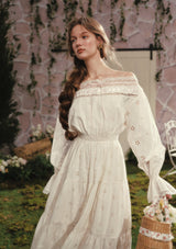 White Camellia Dress