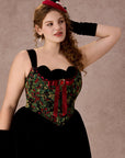 Curve&Plus Smoked Berries Corset Dress