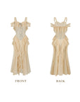 Golden Veil Valkyrie Corset Dress