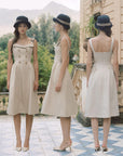 Cream Tea Trench Dress