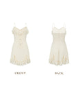 Misty Cloud Blooms Dress