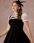 Curve&Plus Beyond Campus Black Dress(Short)