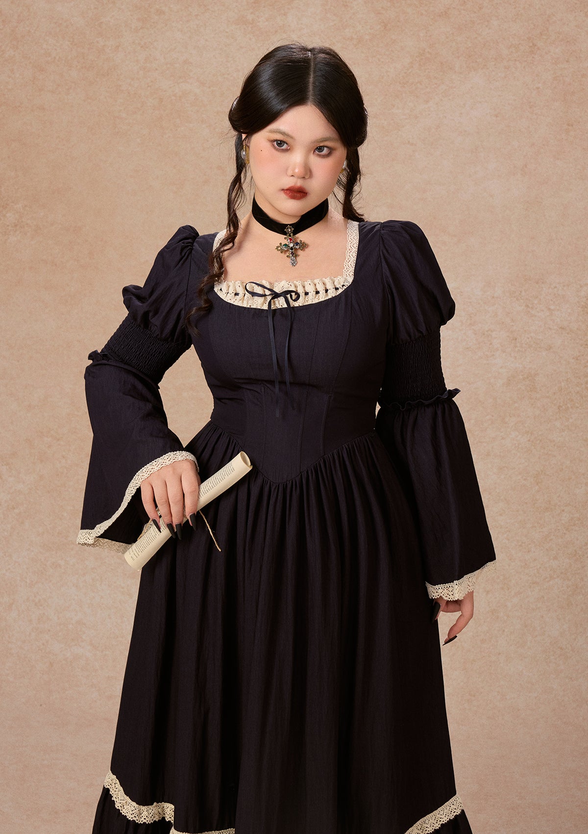 Curve&Plus Sapphire Blue Waltz Corset Dress, In stock / 0XL