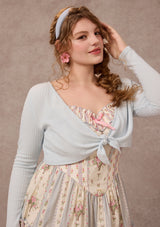 Curve&Plus Strawberry Farm Knit Cardigan(Blue)