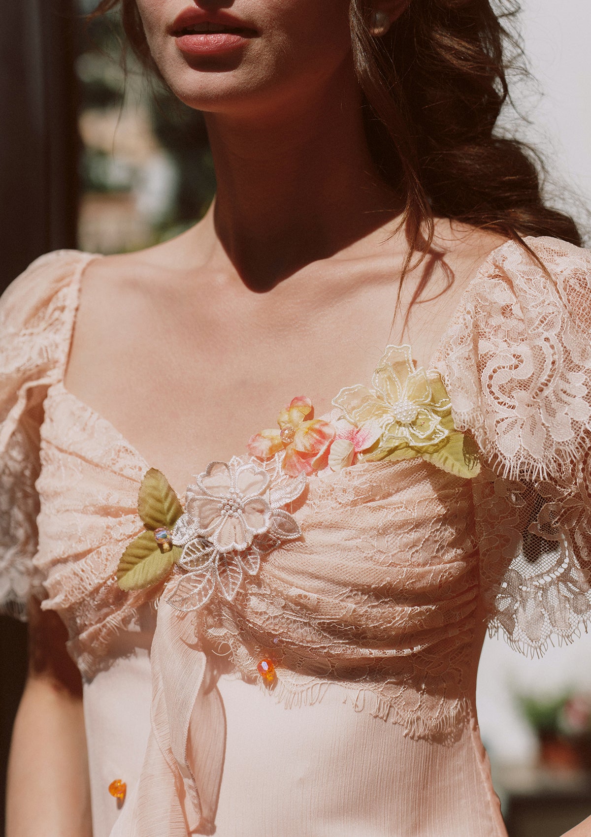 Peach Mist Neroli Dress | LaceMade