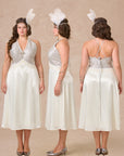 Curve&Plus Silver Light Serenade Dress