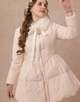 Curve&Plus Powder Snow Rose Puffy Down Jacket (pink)