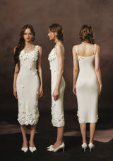 Cream Chanson Dress