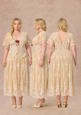 Curve&Plus Wild Thorn Rose Corset Dress