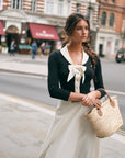 Lundenwic Love Letter Black Wool Sweater