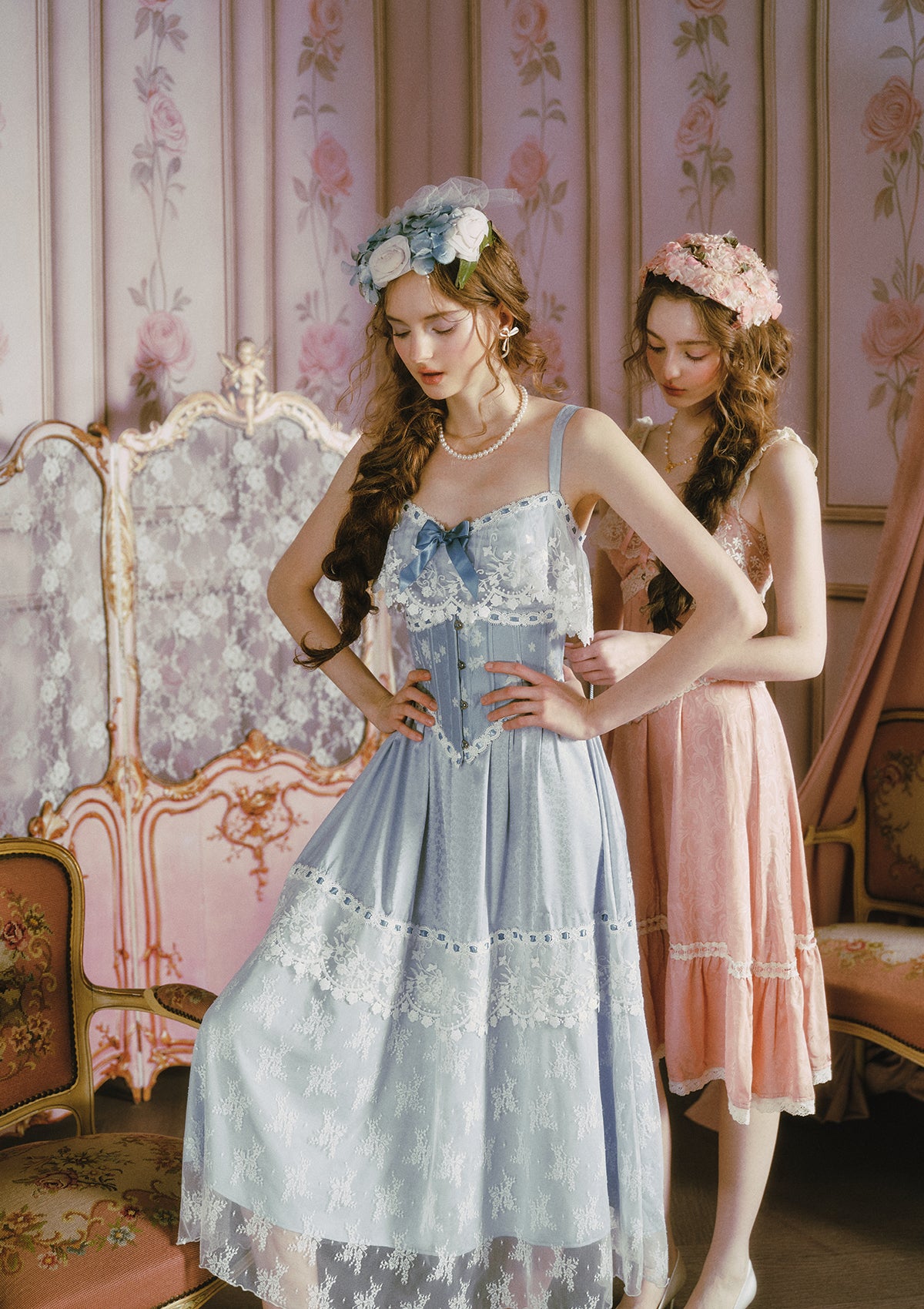 Ice Jade Flower Dress In-stock / M