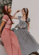Cottage Girl Diary Navy Skirt