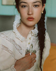 Rose Cape Dress - Beige